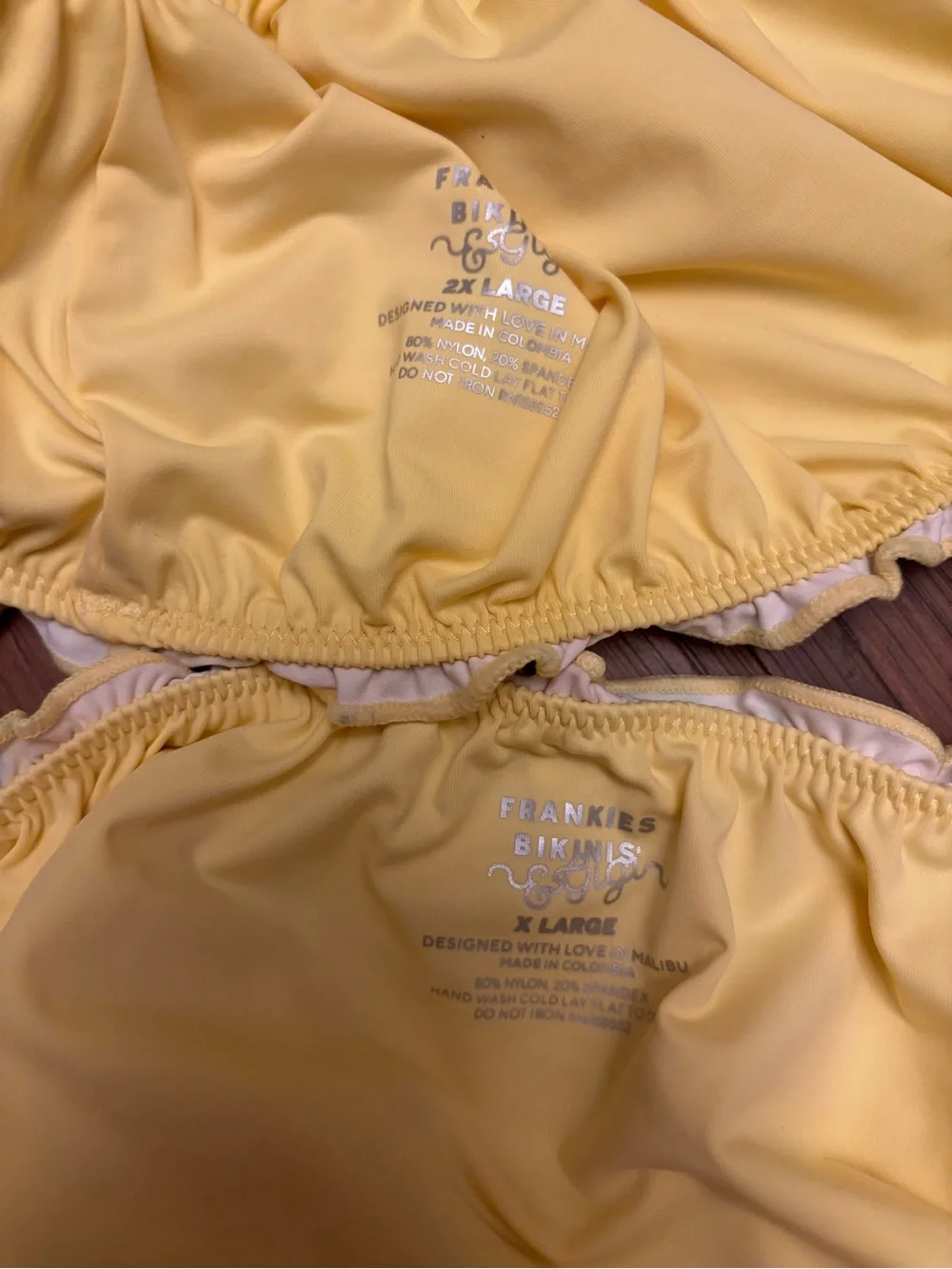 NWT Frankie’s bikinis x Gigi HADID honeysuckle bikini set